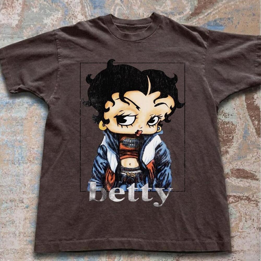 Brown Betty Boop Graphic Tee